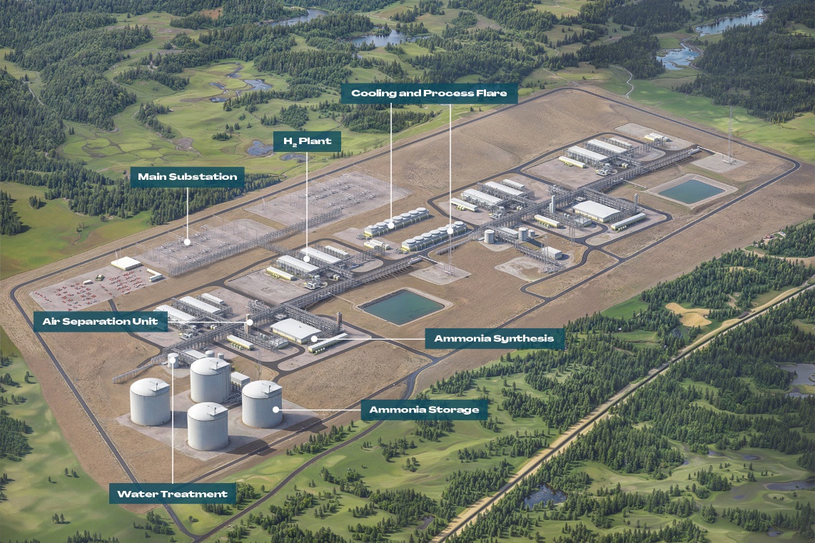 Image 1: EverWind’s Proposed Production Facility for their Burin Peninsula Green Fuels Project