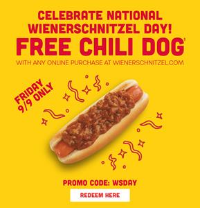 Free Chili Dog on Wienerschnitzel Day 9/9