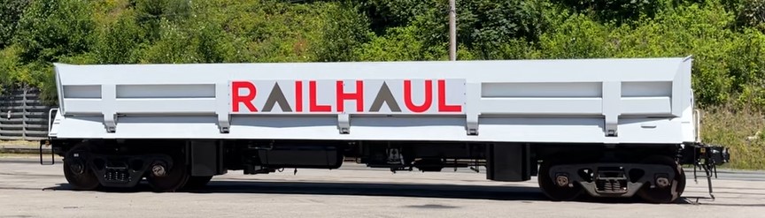 RailHaul battery propelled rail car 