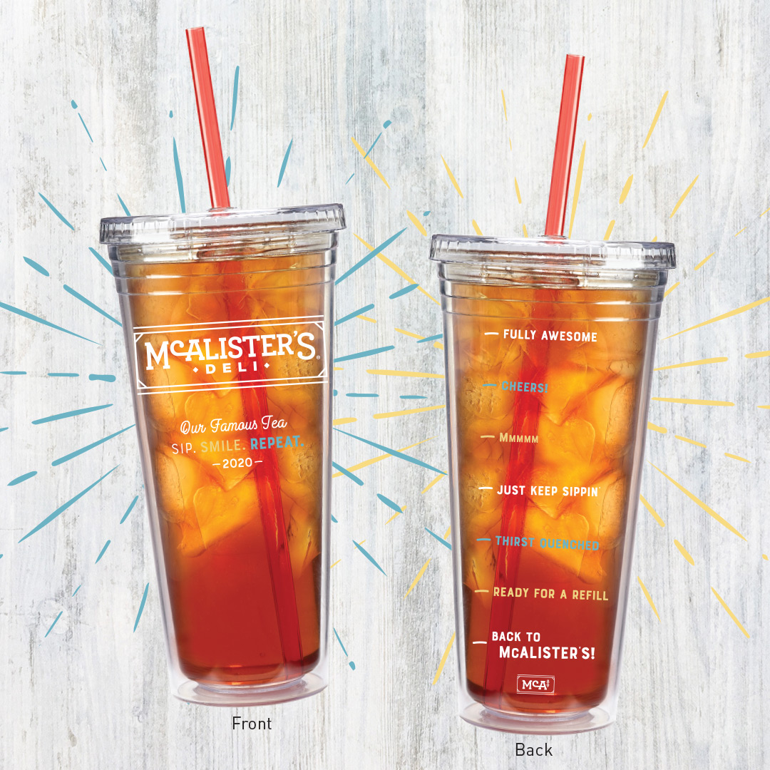 Sip on a free iced tea from McAlister's Deli on July 20