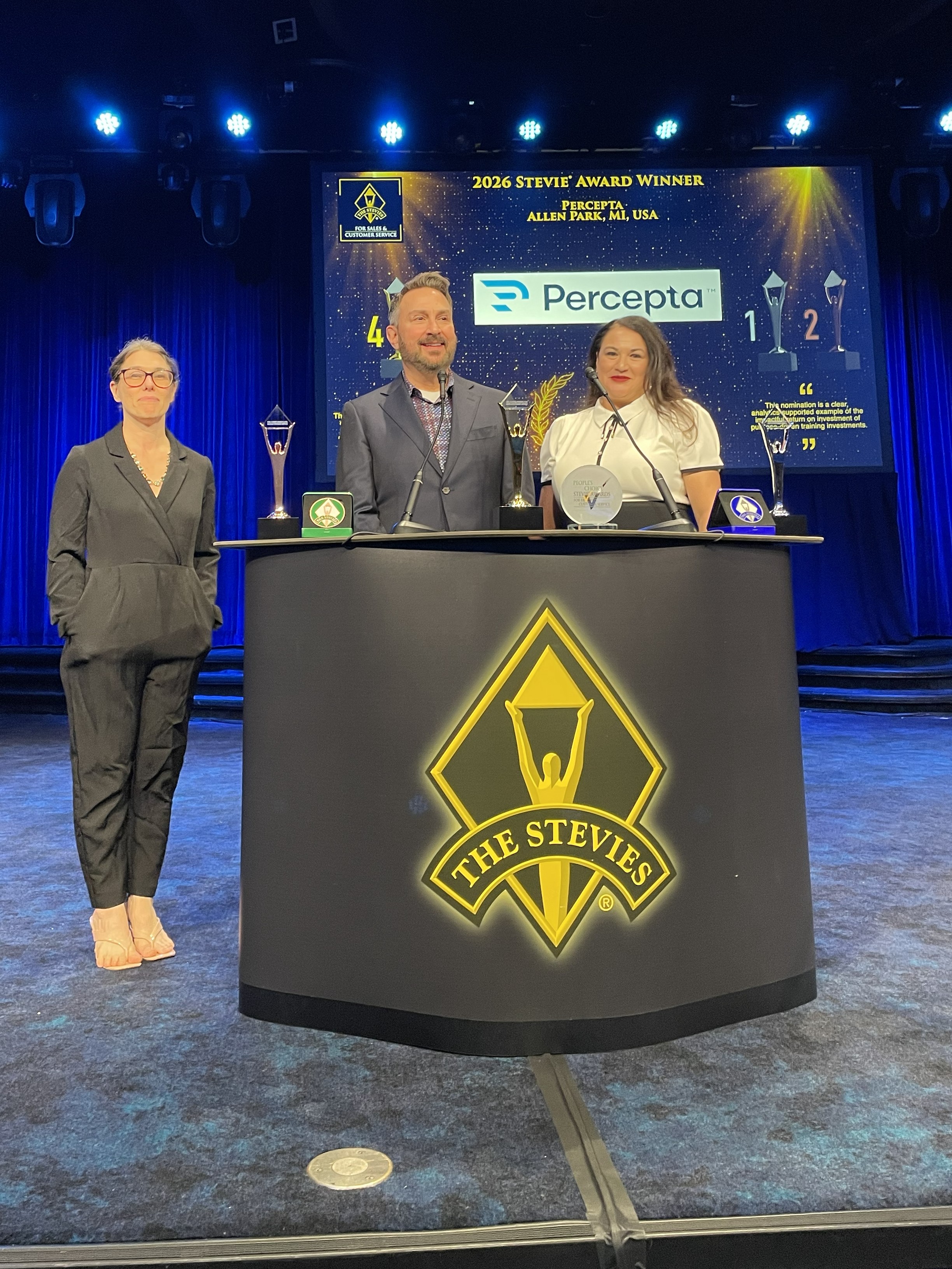 Percepta Sweeps the Stevies