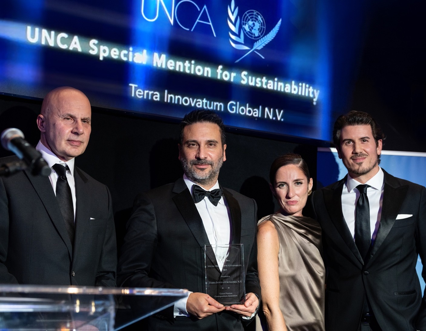 Terra Innovatum Global Honored with Sustainability Special Mention at 2025 UNCA Awards
