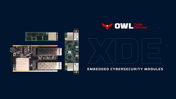 XDE Embedded Cybersecurity Modules from Owl Cyber Defense provide equipment manufacturers with a fully functional, ready-to-install embedded security module.