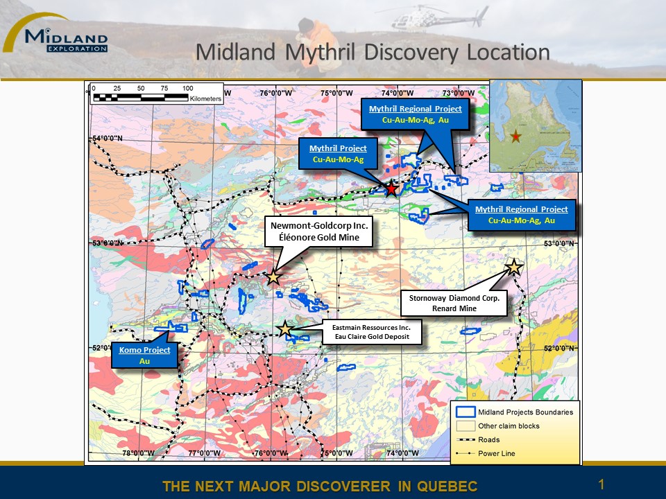 Figure 1 Mythril discovery location