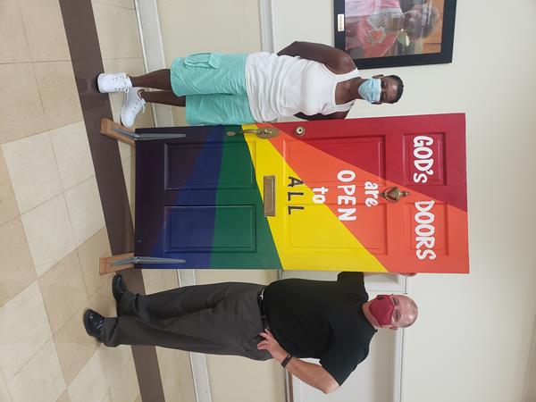 Asbury Memorial Church member Valori Armstrong and Pastor Billy Hester at the church, which has always welcomed worshippers of every background, race, gender, orientation and denomination. 