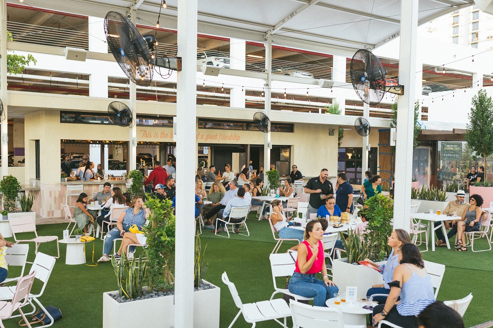 The Backyard entertainment space by @jackiebphoto