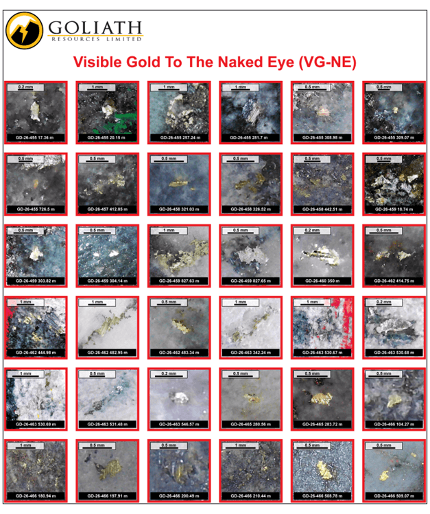 Visible Gold to the Naked Eye (VG-NE) cont’
