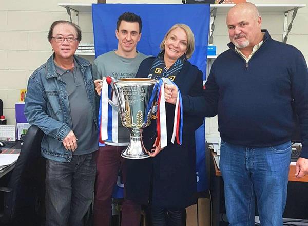 Minuteman Press Printing Franchise Footscray Australia - Western Bulldogs Championship Trophy