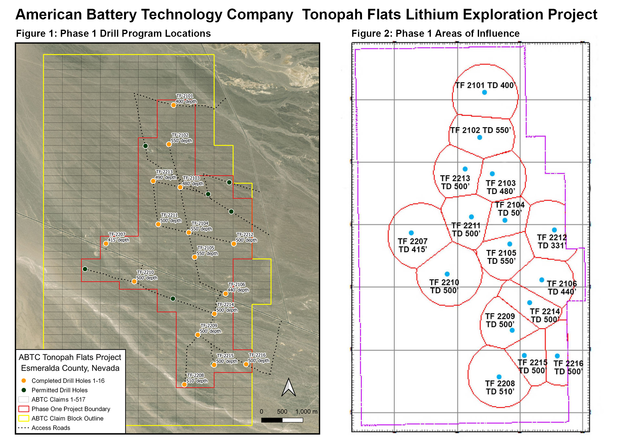 American Battery Technology Company Tonopah Flats Exploration Project