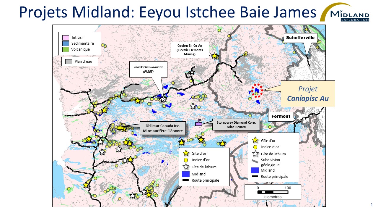 Figure 1 Projets MD-Eeyou Istchee Baie James