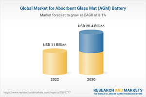 Global Market for Absorbent Glass Mat (AGM) Battery