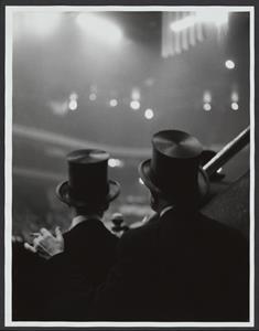 Ted Croner. Top Hats at Horse Show, 1947-49, Museum of the City of New York. Gift of Joy of Giving Something, Inc.,    2020.10.56. Courtesy of the Estate of Ted Croner