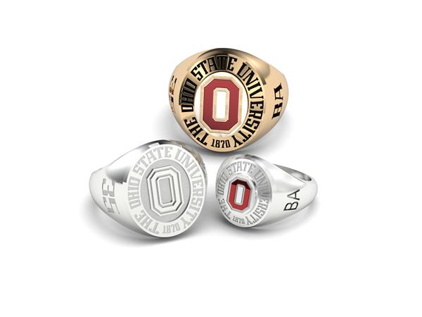 The Ohio State University's Official Class Rings, produced and promoted by Jostens. 