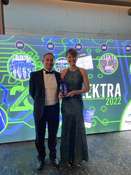 Alex Price and Katrine Deeks - Elektra Awards 2022
