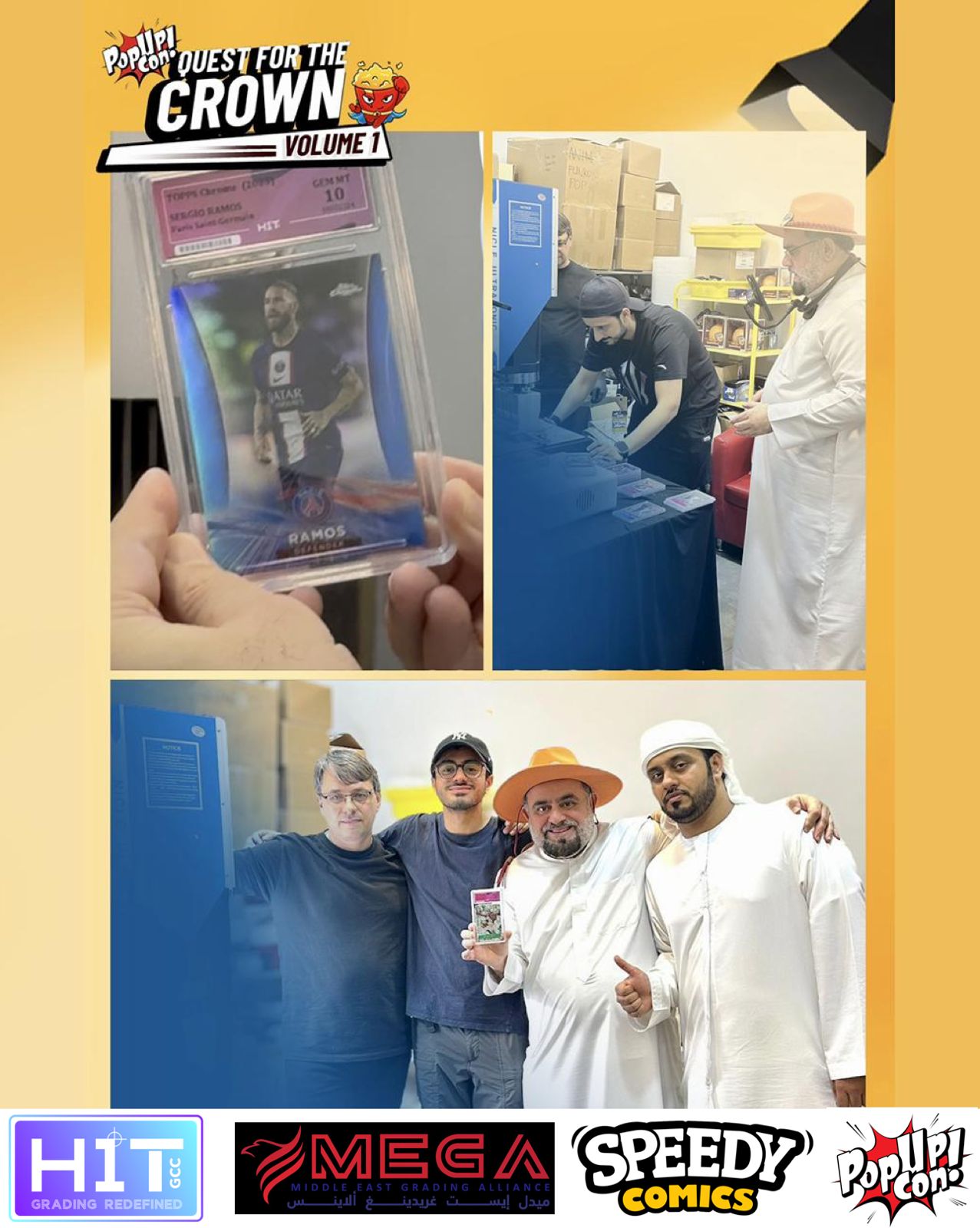 For Collectors, By Collectors: HIT Grading Delivers Instant, Onsite Grading to the Middle East at Quest for the Crown Vol. 1