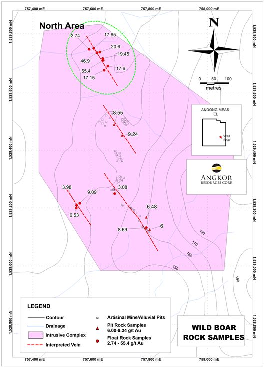 Wild Boar Rock Samples