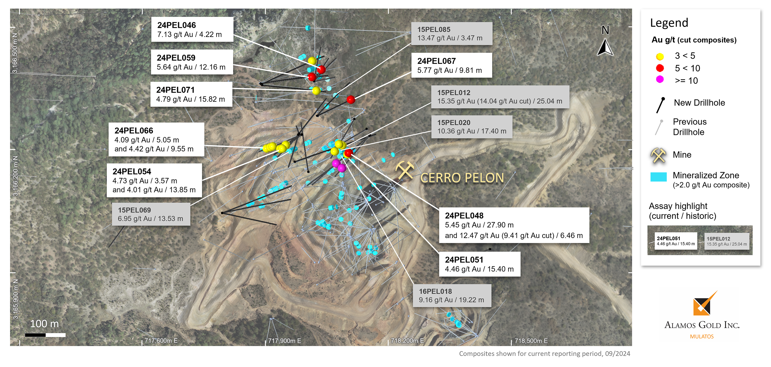 Figure 2 _ Cerro Pelon – New Exploration Highlights, Plan View