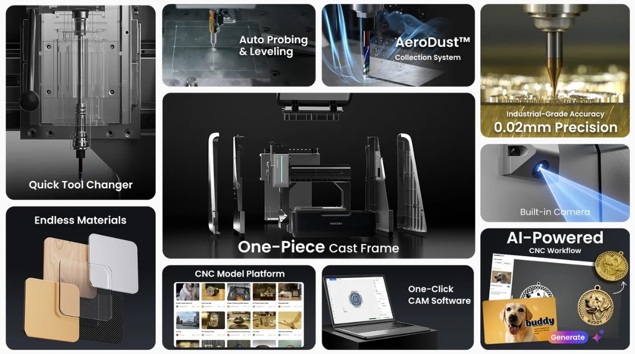 Makera Z1 Breaks Kickstarter Milestone: Redefining Desktop CNC for the Next Generation of Makers