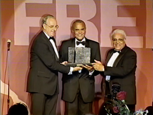 Harry Belafonte received Freedom Award