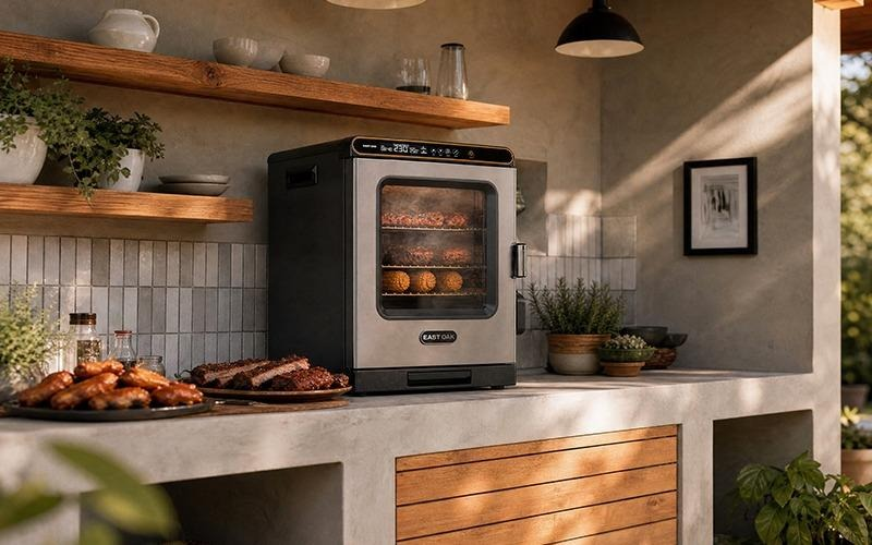 East Oak Introduces The Pitmate™ Tabletop 20In Electric Smoker: Real Wood-Smoked Flavor For Every Outdoor Space