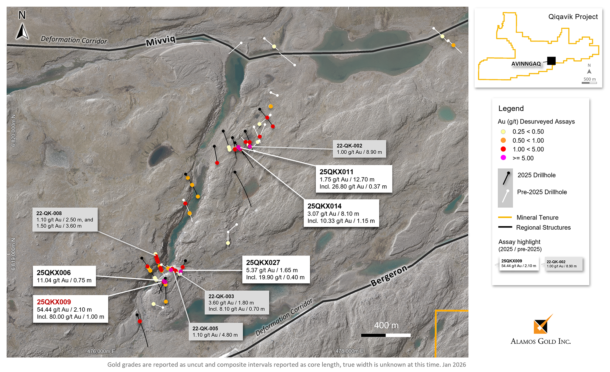 Figure 5: Qiqavik Project – Avinngaq Target – 2025 Exploration Drilling image