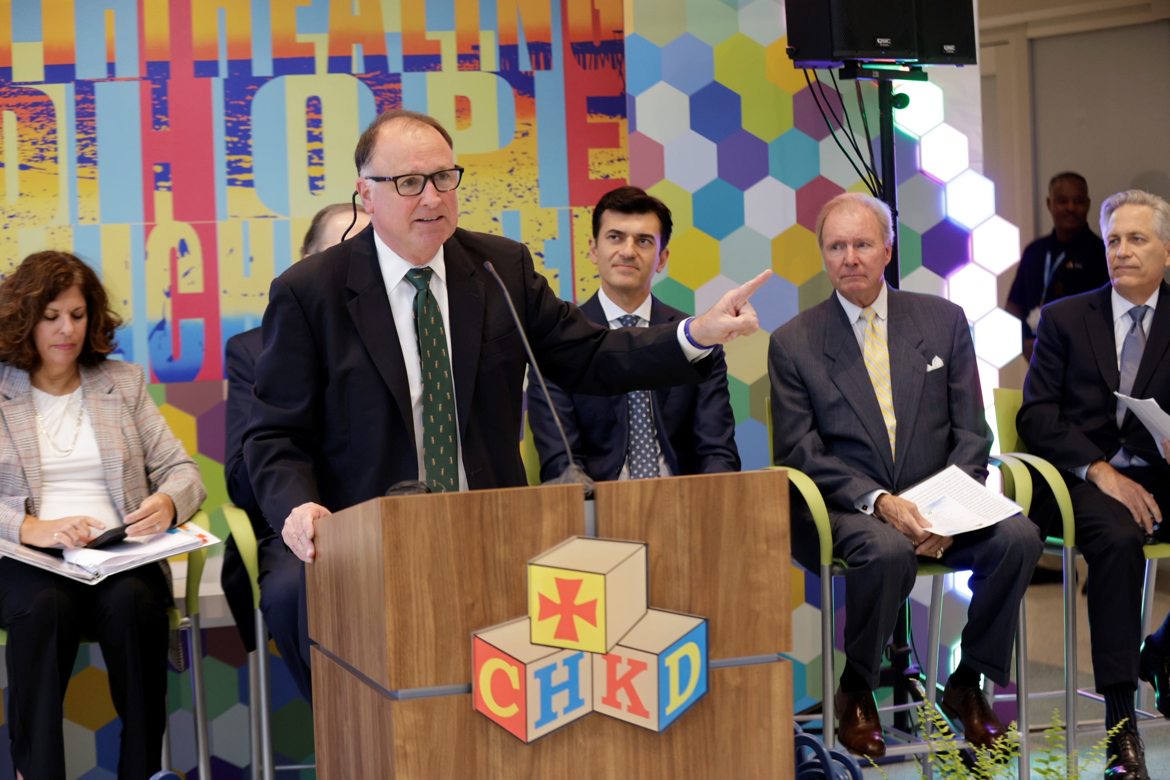 Senator Creigh Deeds at CHKD Children's Pavilion Dedication Ceremony