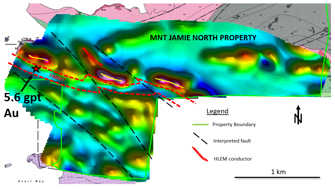 Map 2: Compilation of magnetic map of 2nd Vertical Derivative, with interpretation.