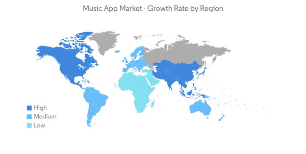 Music App Market Music App Market Growth Rate By Region