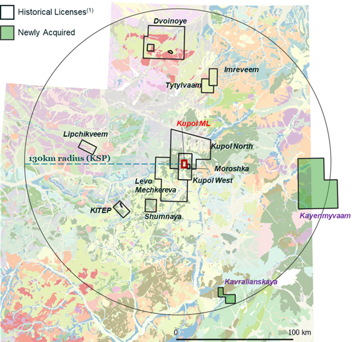 Figure 3 - Kupol-Dvoinoye KSP