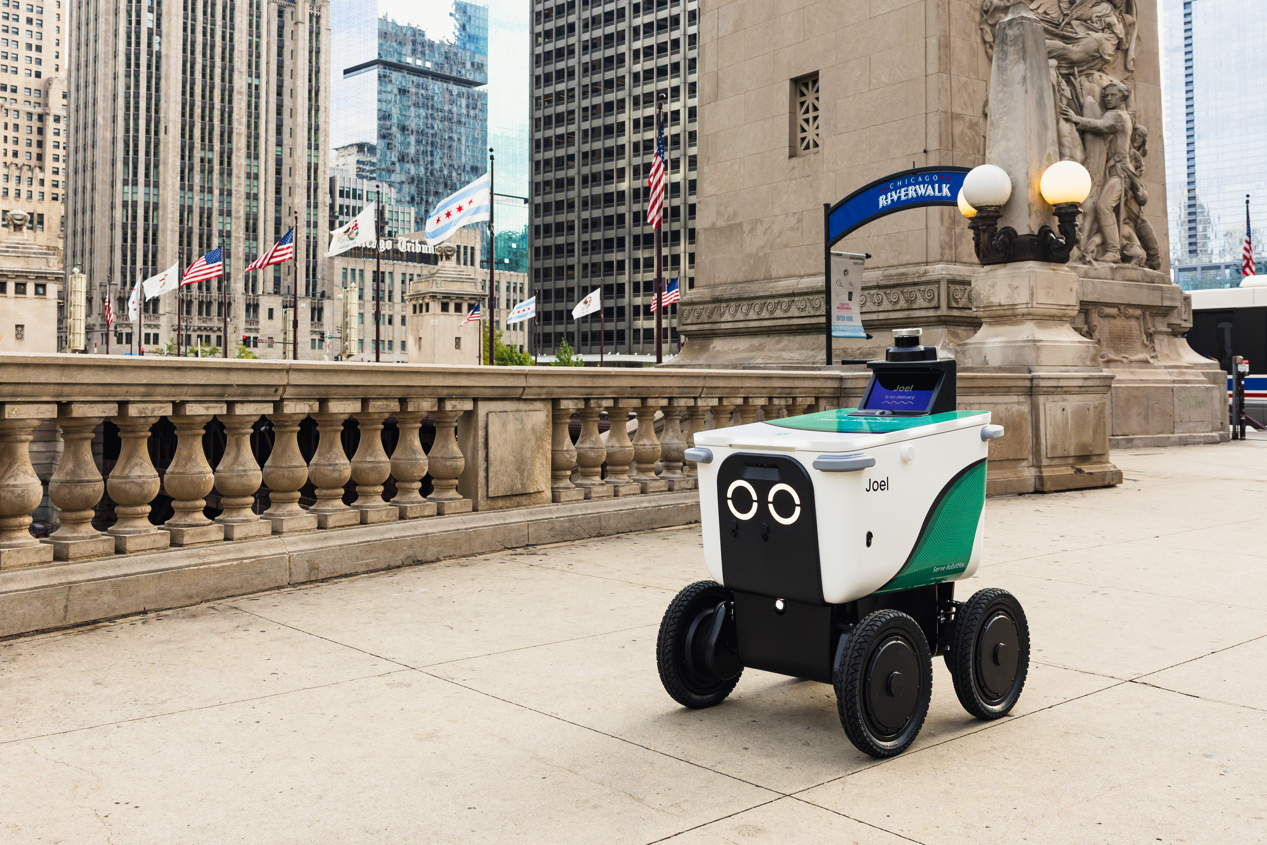 Serve Robotics Expands to Chicago, Bringing Autonomous Deliveries to the Windy City with Uber Eats