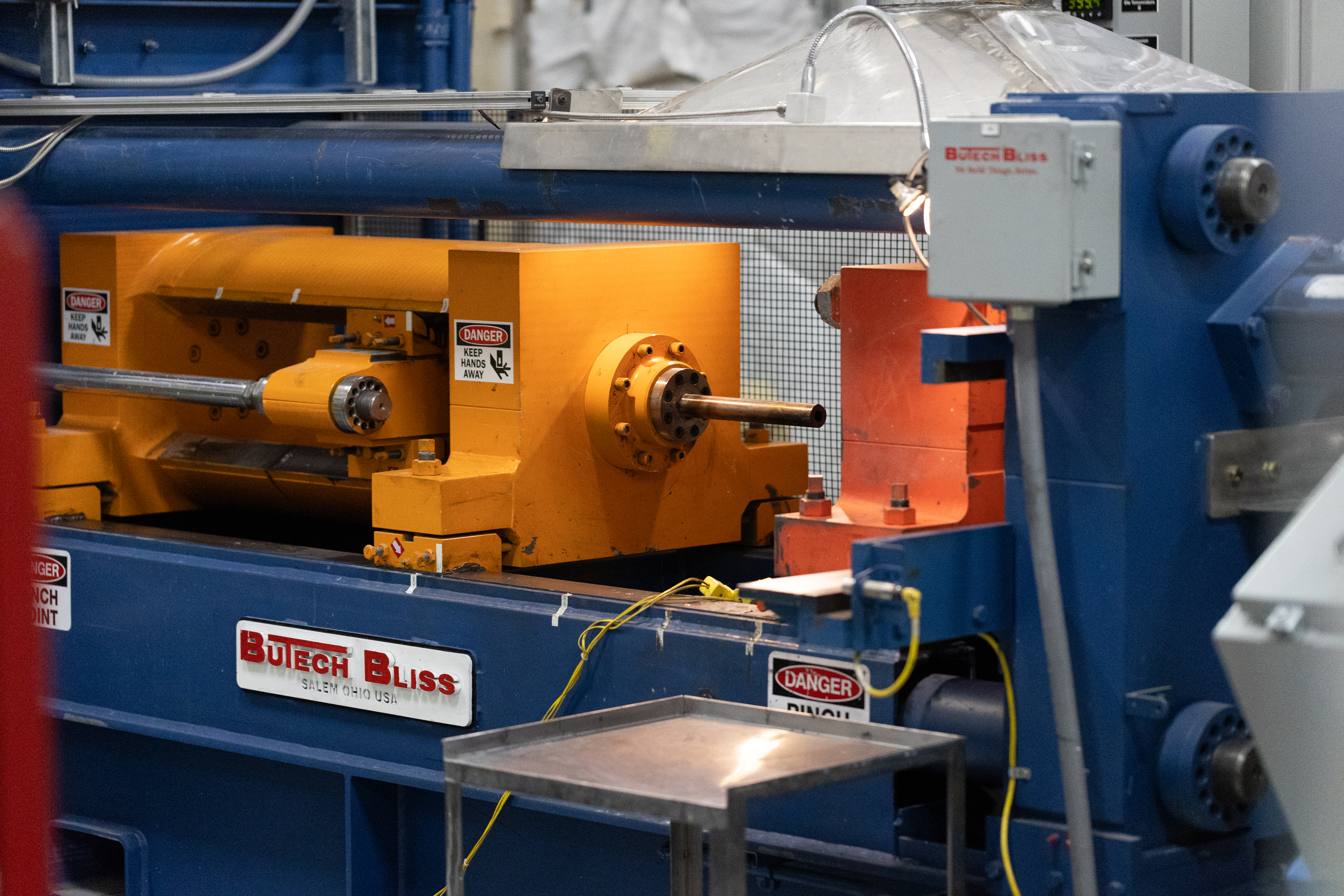 Extrusion Press at INL (Source: INL)