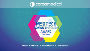 Corza wins Best Overall MedTech Company!