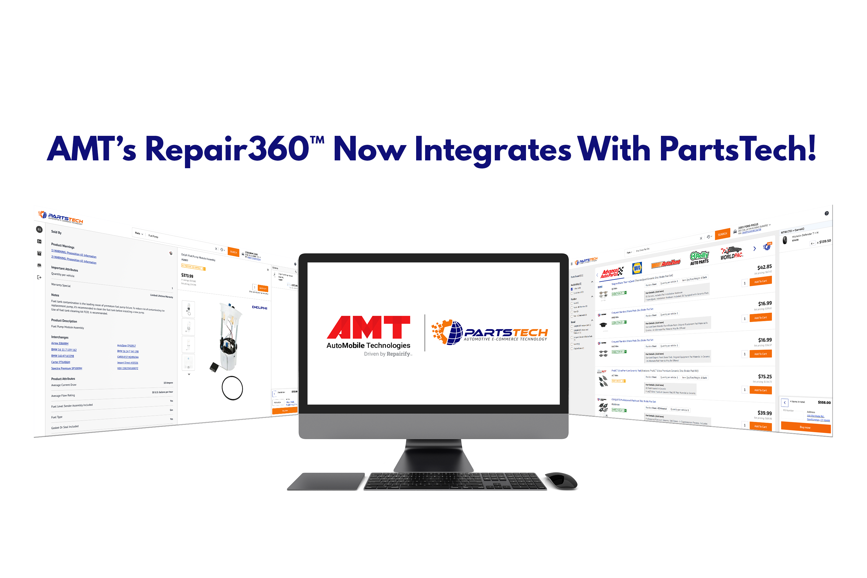 AMT Now integrates With PartsTech