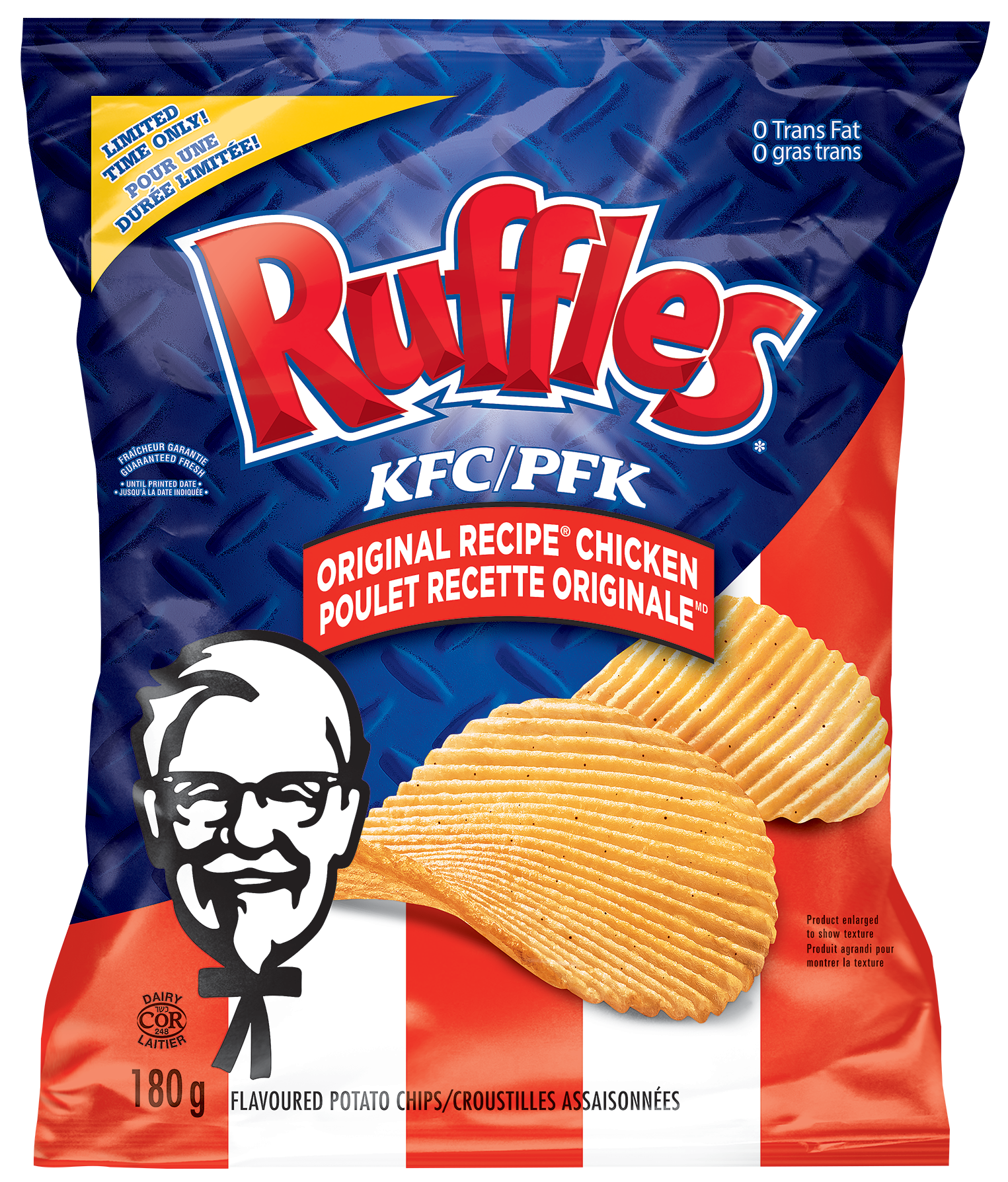 Ruffles® KFC Original Recipe® Chicken flavoured chips