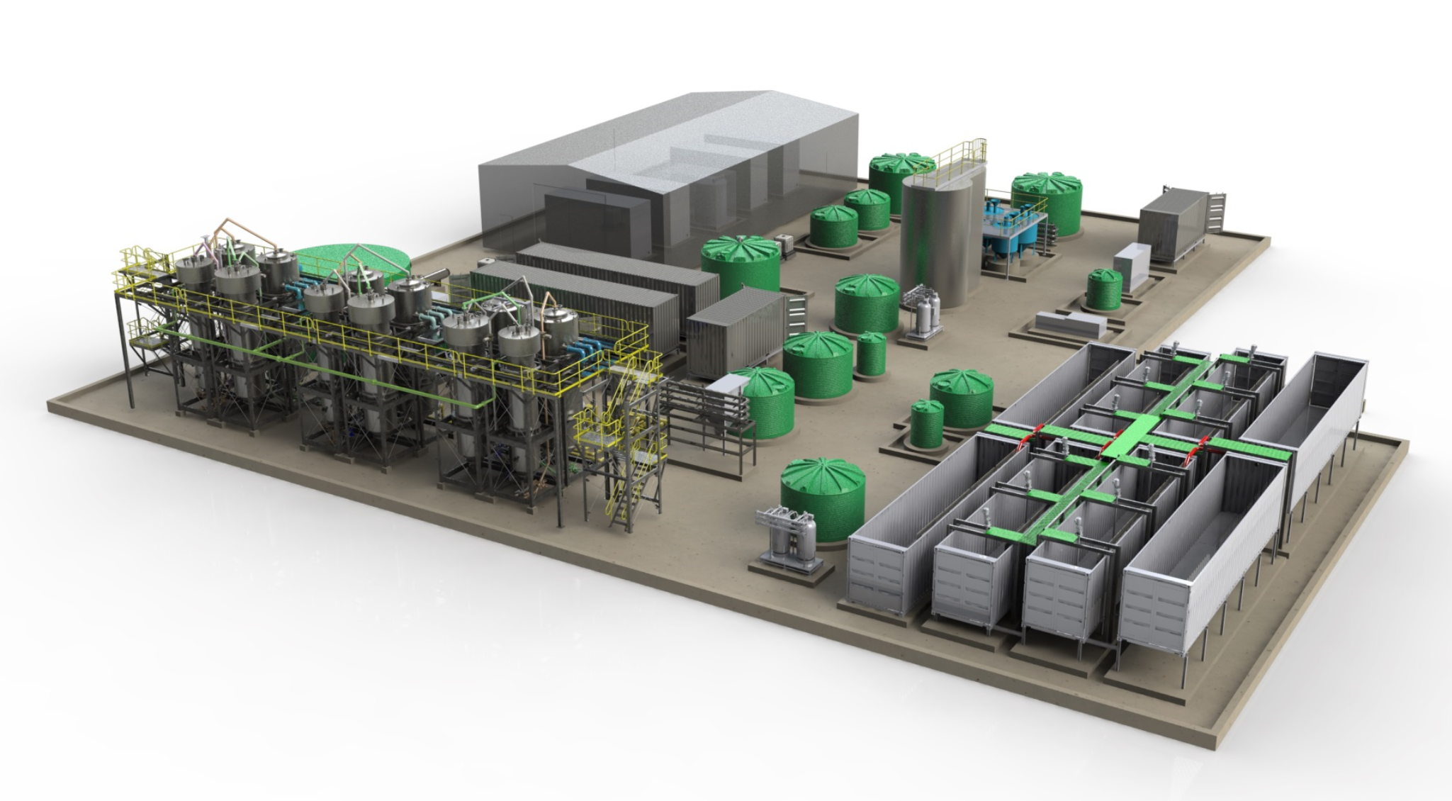 Townsville Water Purification Plant Render