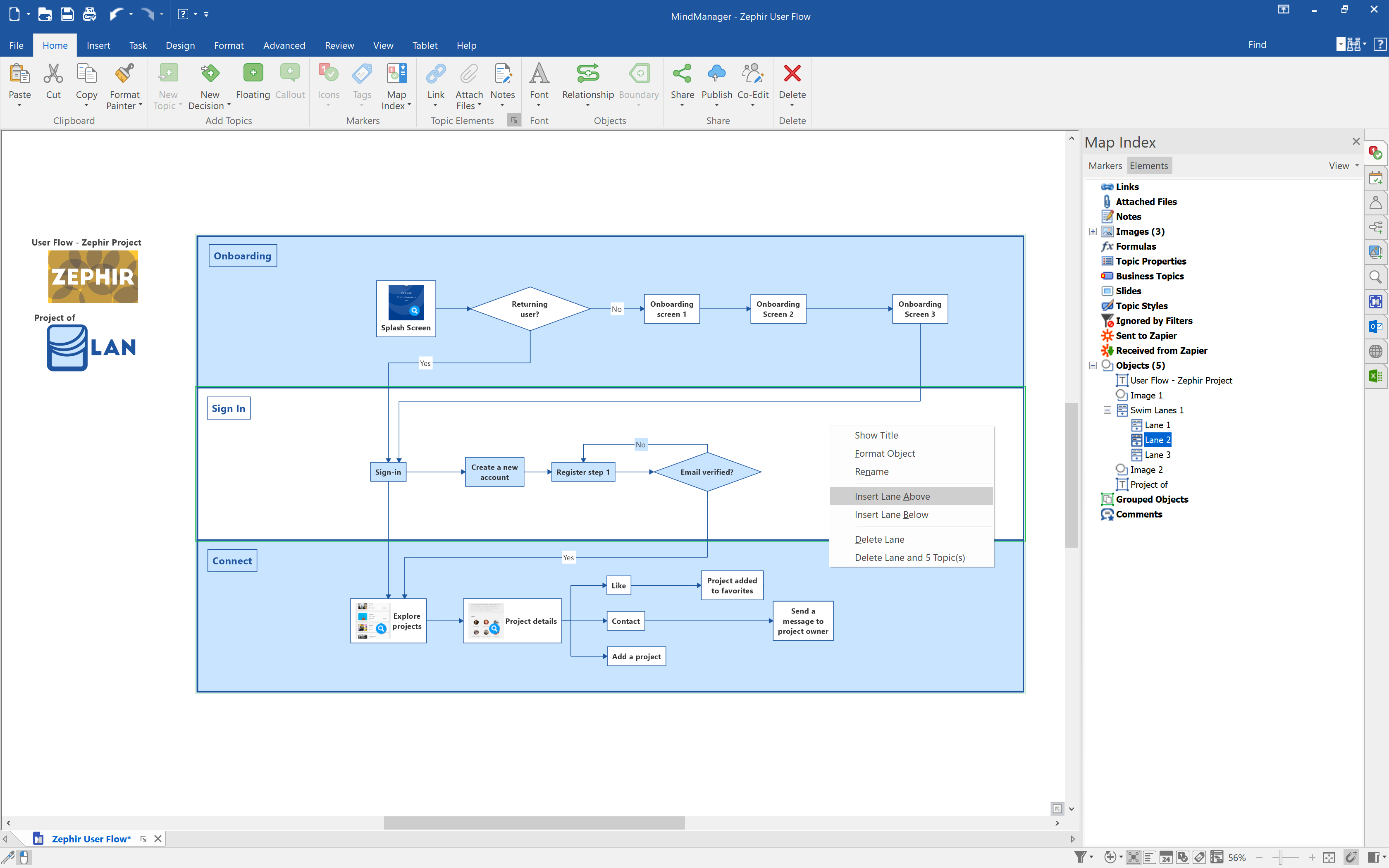 MindManager 2020 - Enhanced Flowcharting Tools