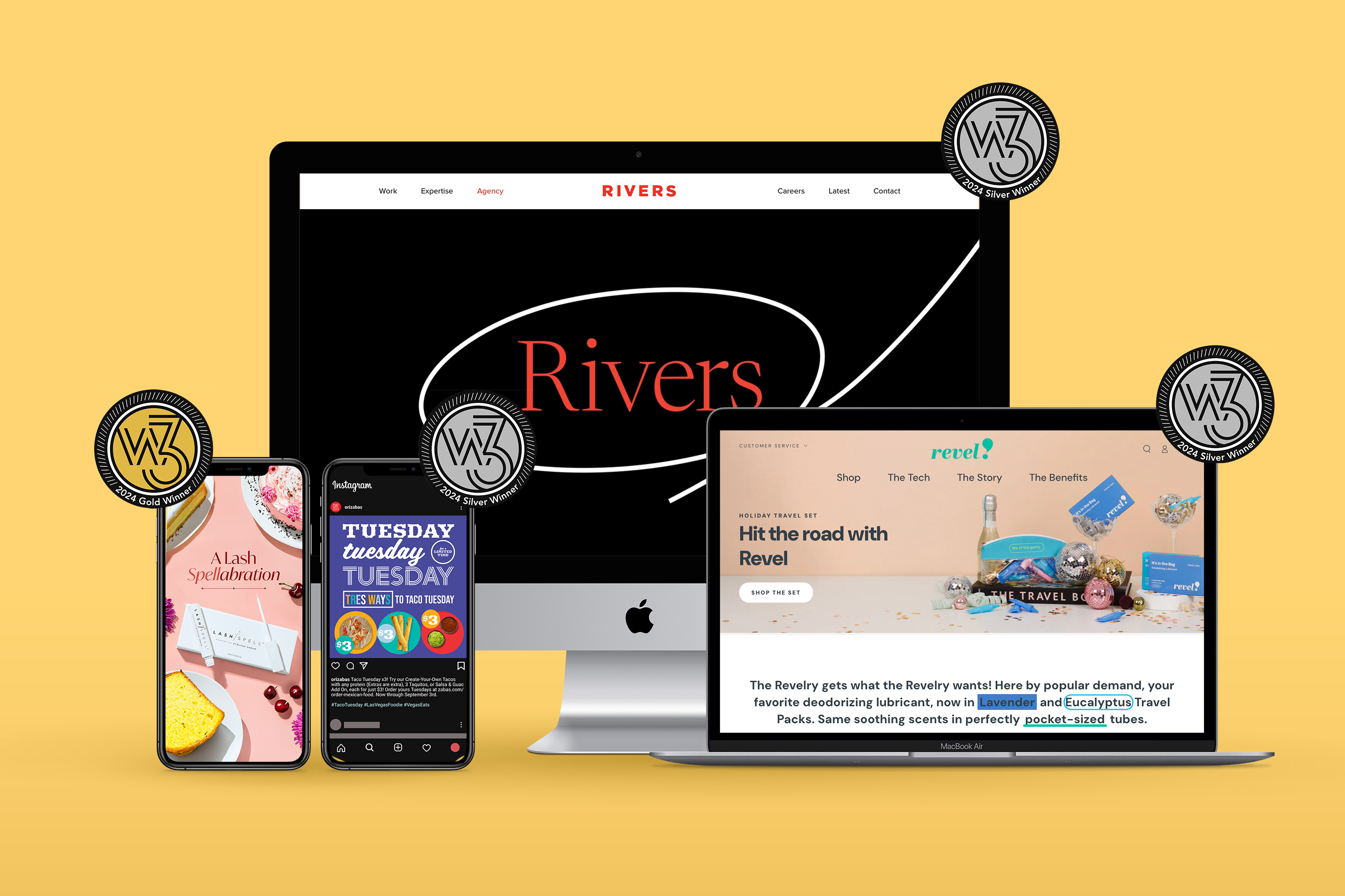 Rivers is excited to announce the accolades for its exceptional work in 2024.