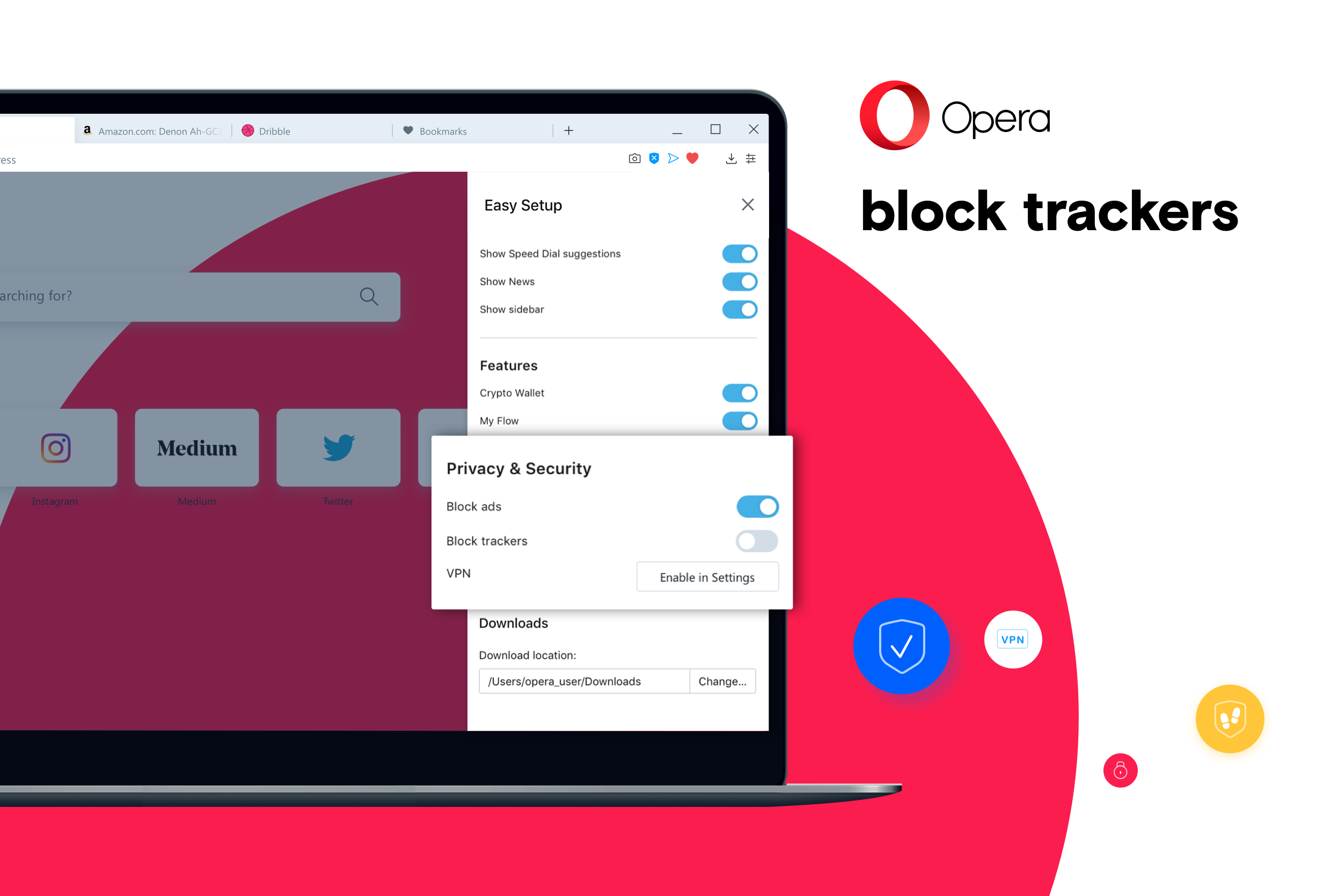Opera Browser now lets you block trackers for increased privacy