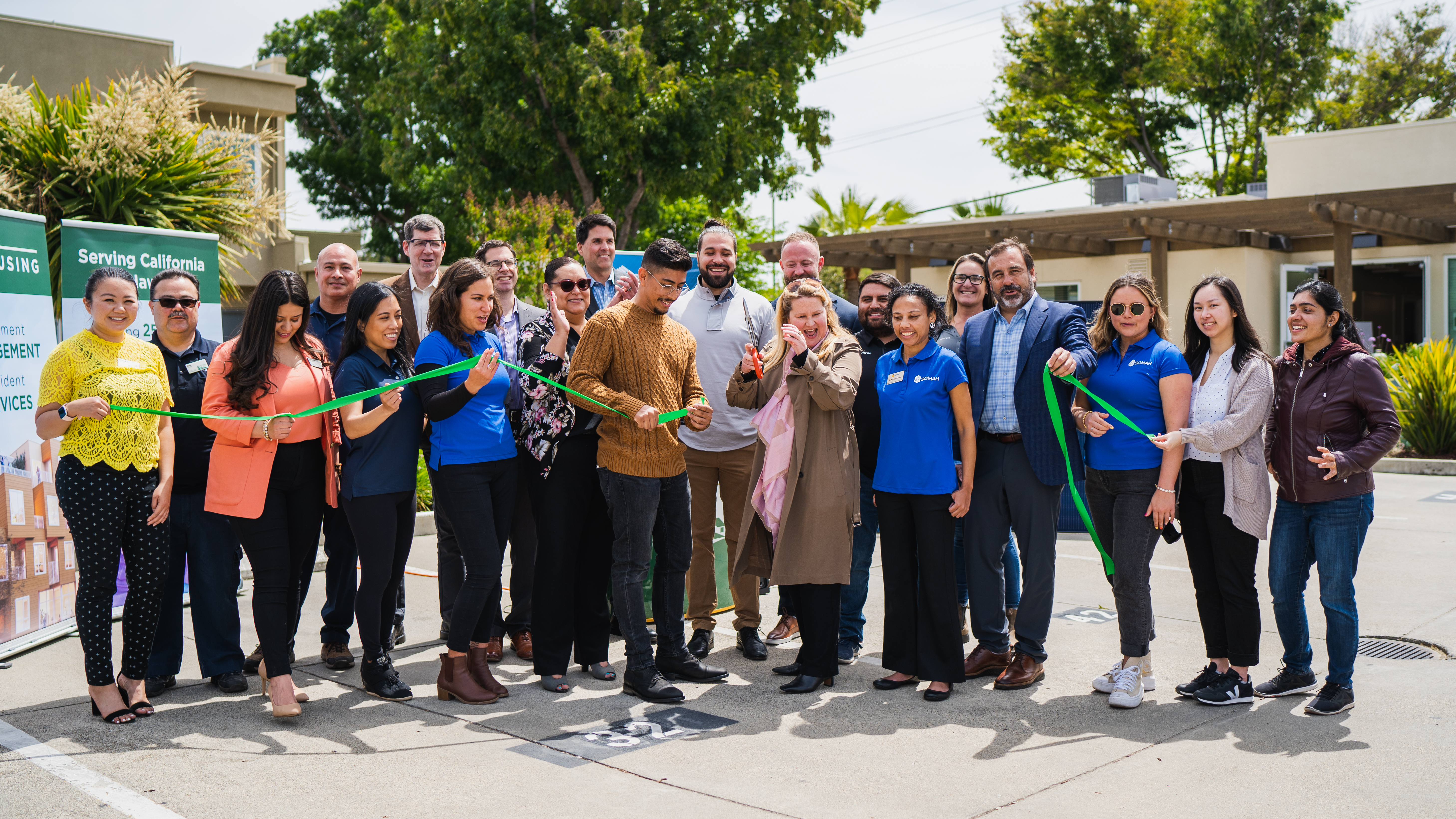 Ribbon cutting ceremony at Don de Dios -- San Jose, CA