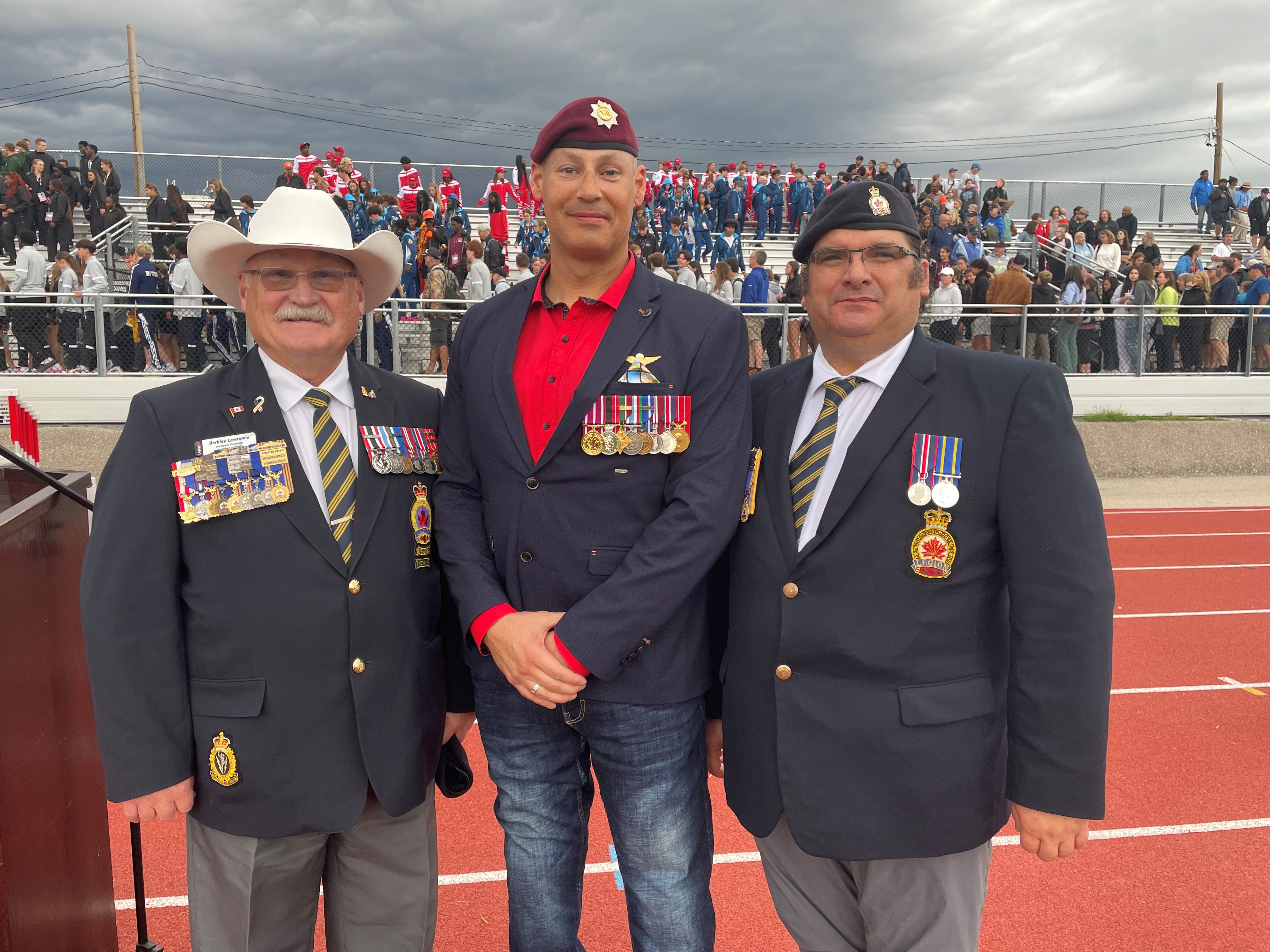 LN 2025_Berkley, Mike, Trevor at Opening Ceremonies