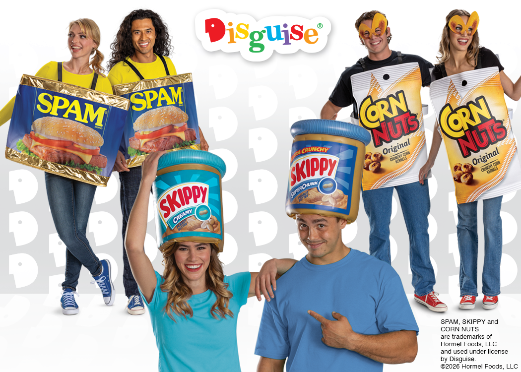 Disguise Cooks Up Costume Fun With Hormel Foods SPAM®, SKIPPY® & CORN NUTS® Brands