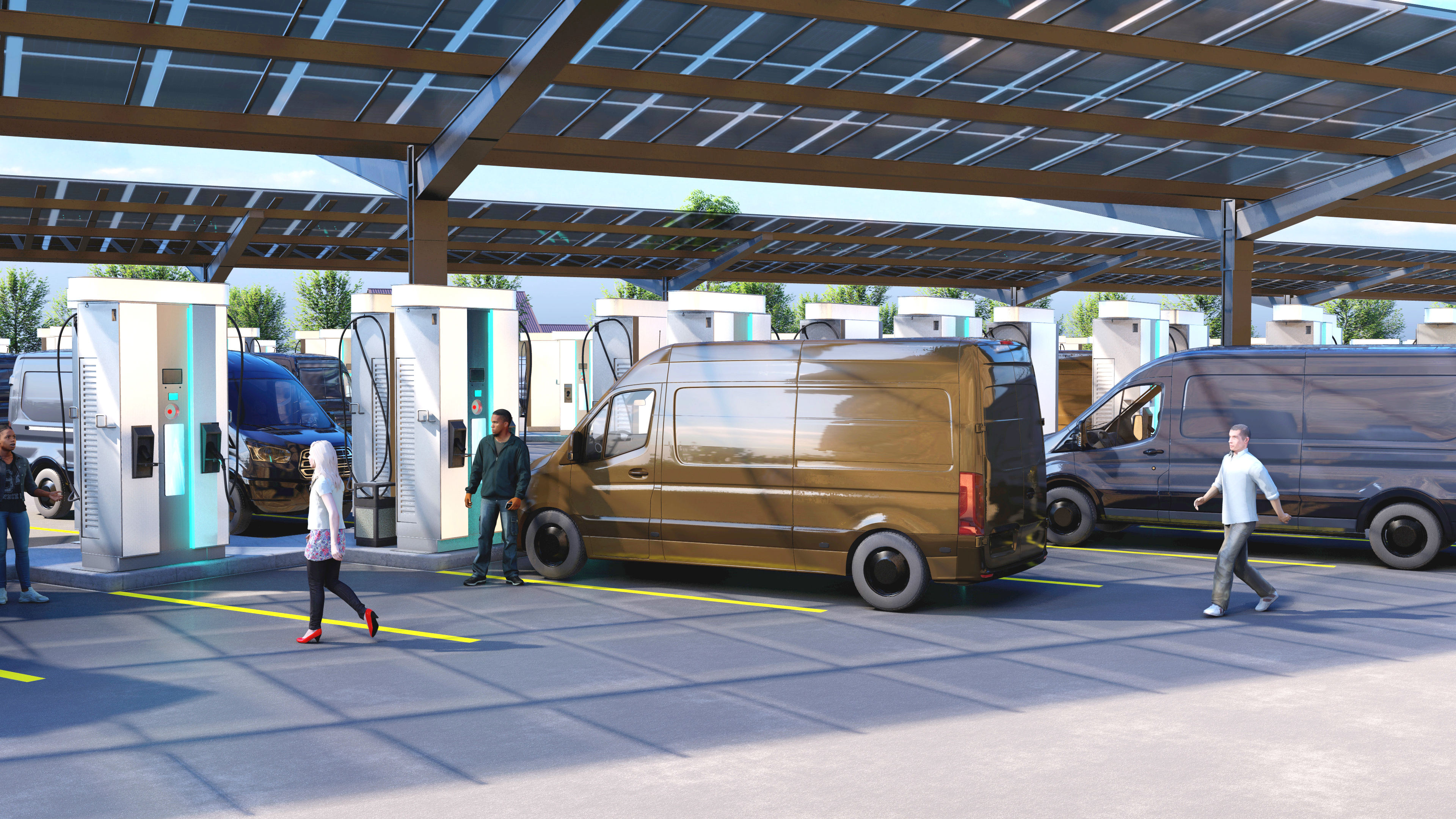 Voltera charging facility rendering