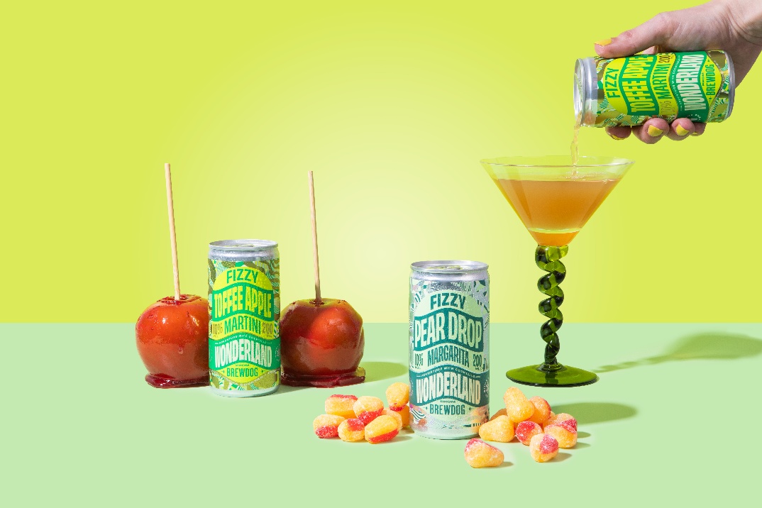 BrewDog Shakes Up RTD Shelves Across the UK with New Nostalgia-Led Wonderland Cocktails