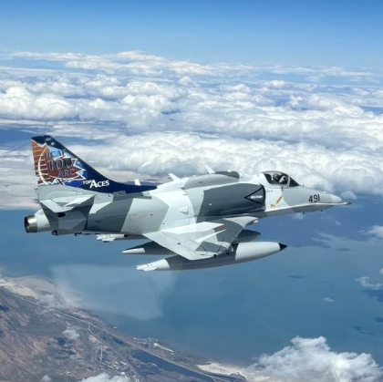 Top Aces A-4 AAF Skyhawk Takes to Canadian Skies
