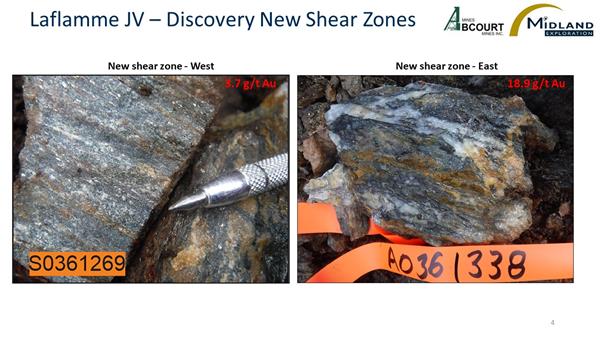 Figure 4 Laflamme JV-Discovery New Shear Zones