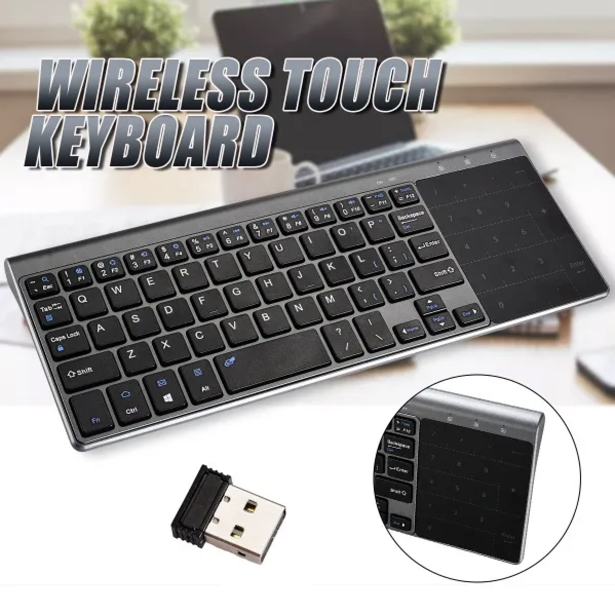 Wireless keyboard and trackpad 
