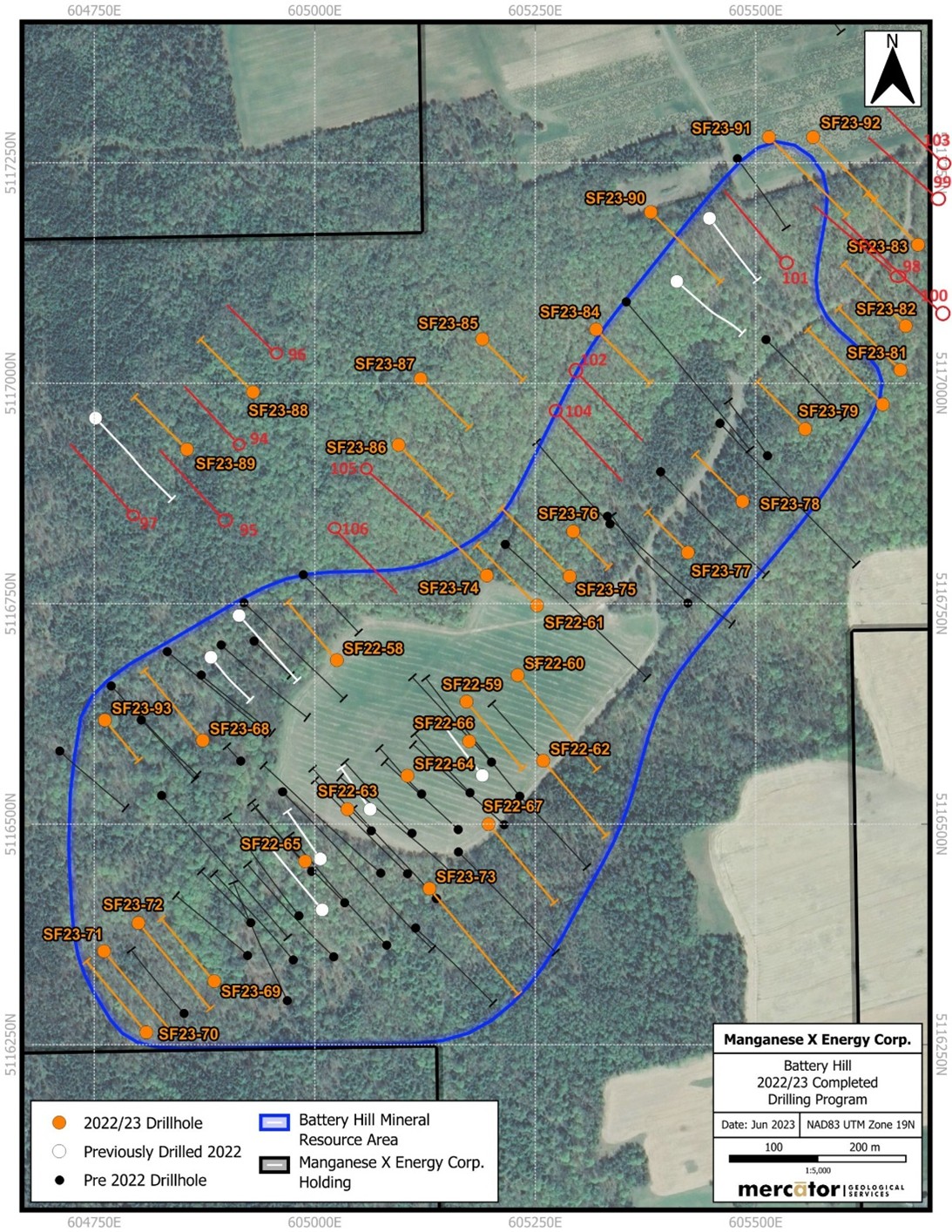 More Drilling on Globex’s Battery Hill Manganese Royalty Property