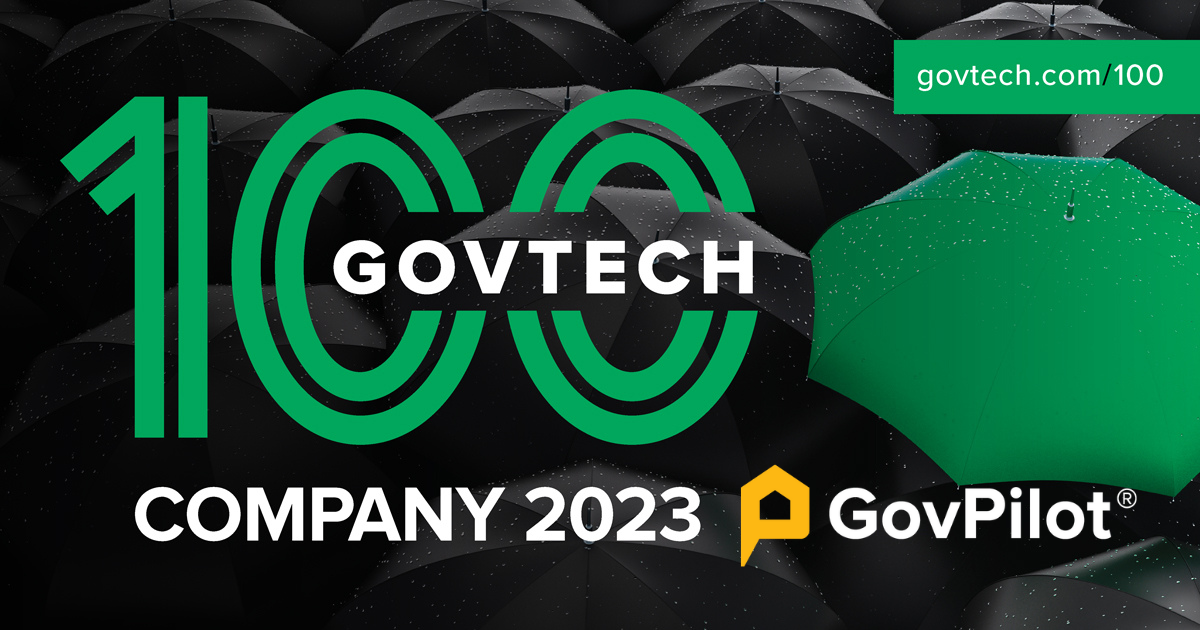 GovPilot has been named to the 2023 Government Technology Magazine Top 100 List for sixth consecutive year