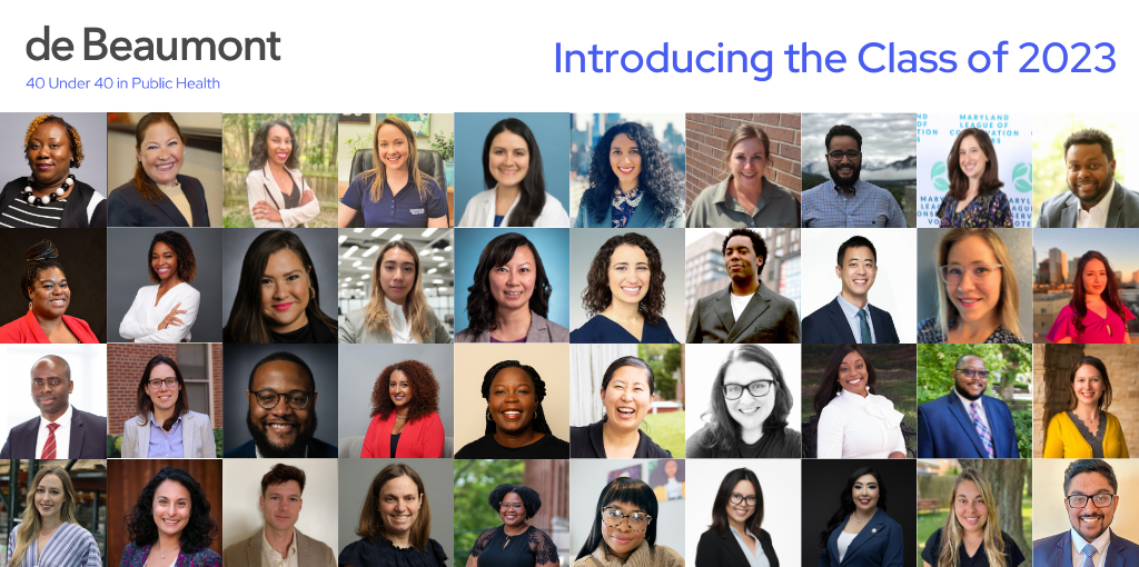 New Class of 40 Under 40 in Public Health Reflects