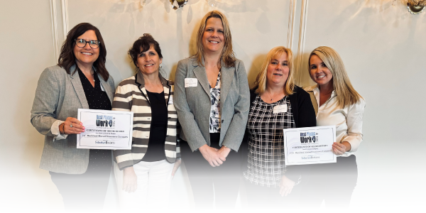 Group of RMIC Associates Accept Awards at the Best Places to Work in Illinois Recognition Luncheon